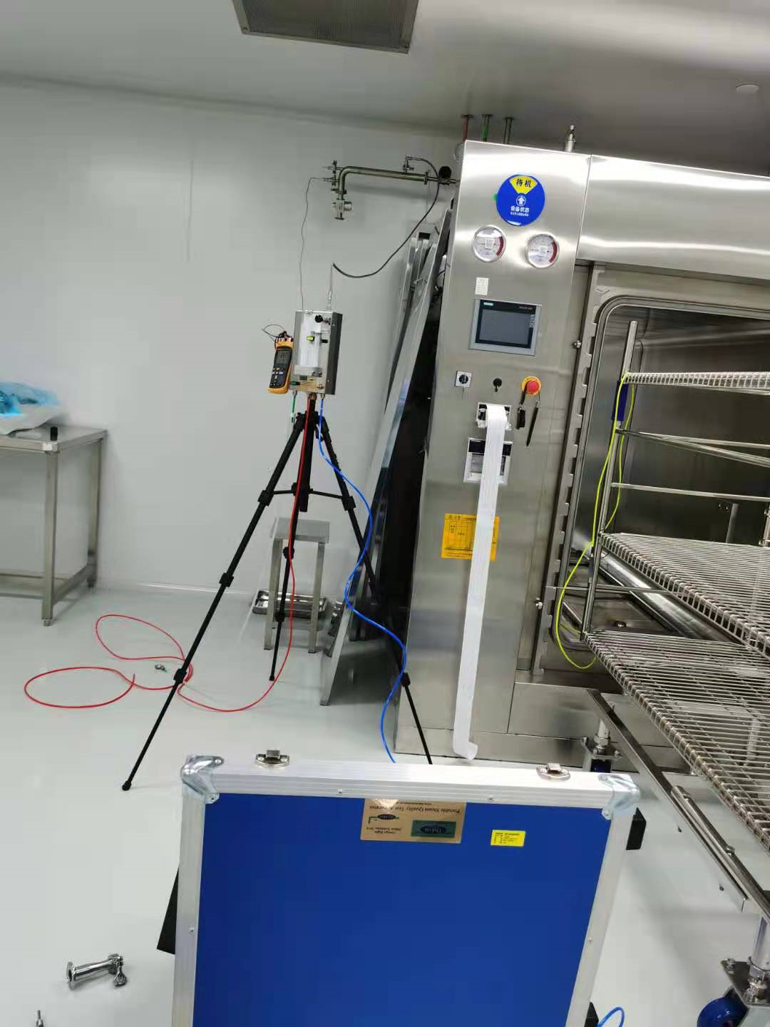 純蒸汽質量檢測儀現場1